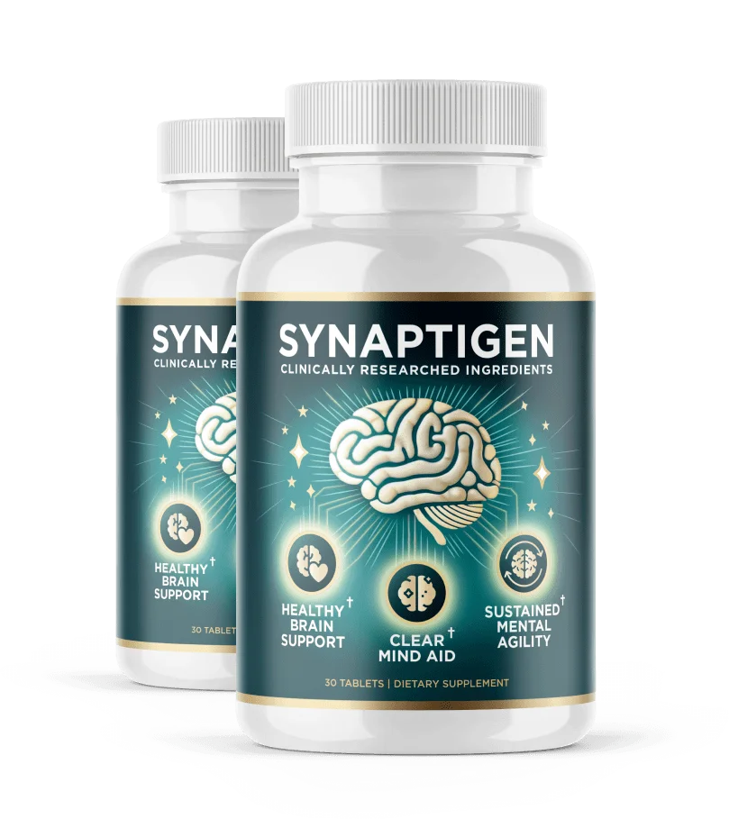 Synaptigen brain supplement bottle